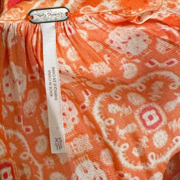 Free People Mid Summers Day Dress in Cayenne Combo - Picture 10 of 12